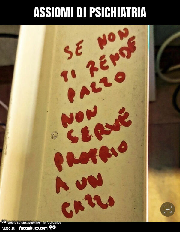 Assiomi di psichiatria