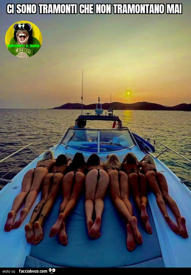 Ci sono tramonti che non tramontano mai