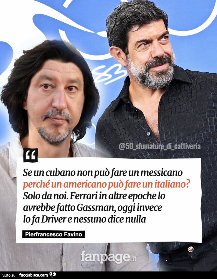 Favino scatena la polemica alla Mostra del Cinema di Venezia