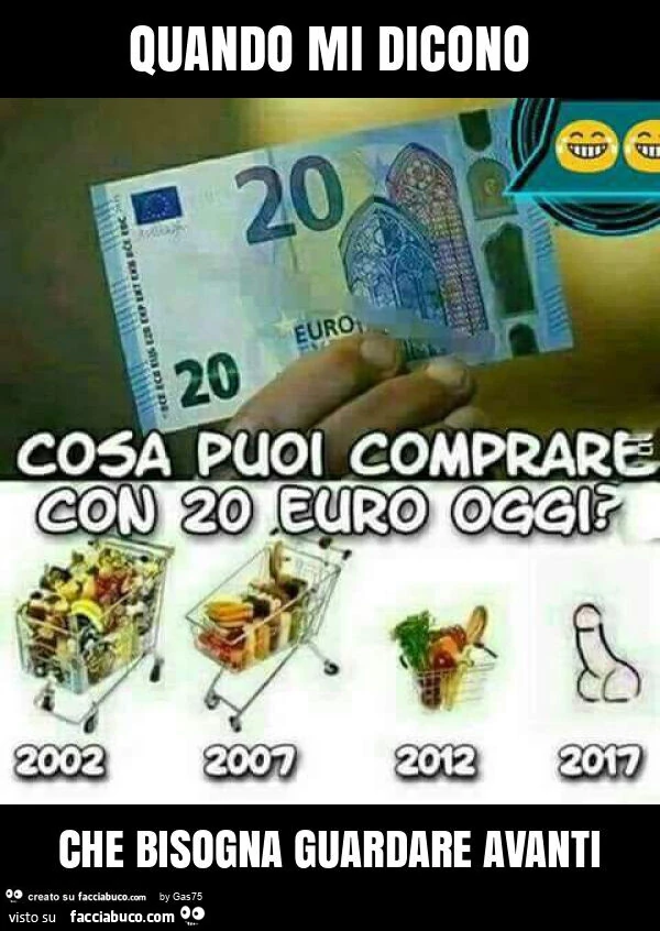 Quando mi dicono che bisogna guardare avanti