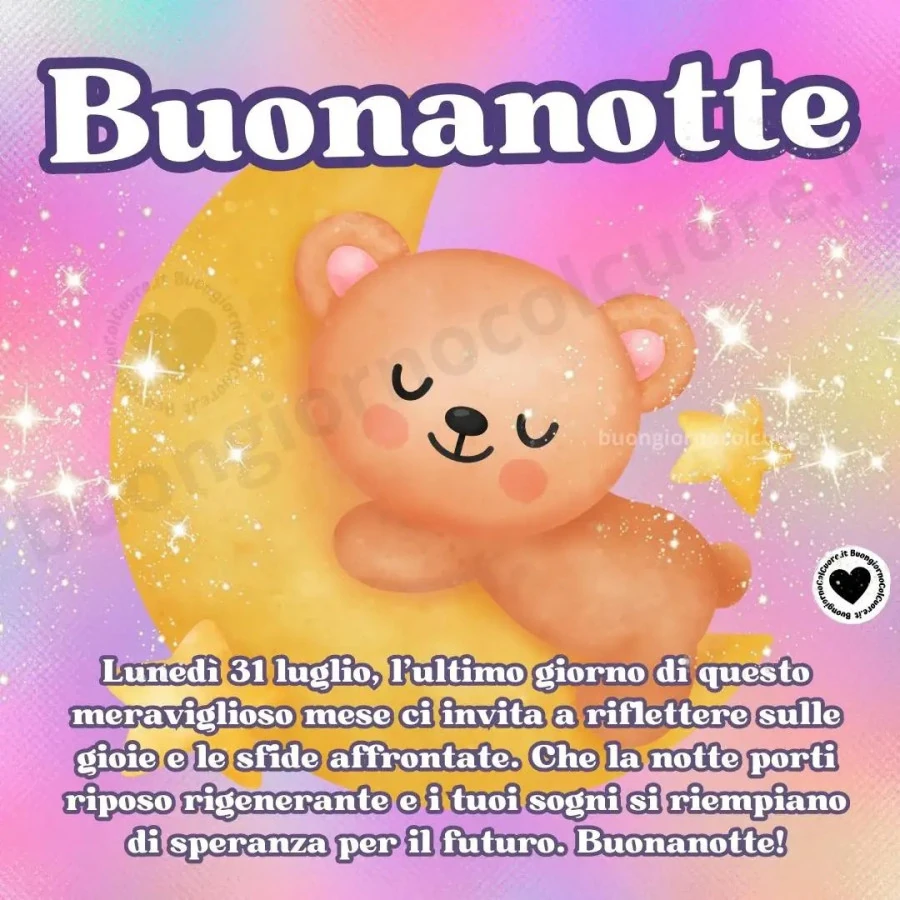Buonanotte buongiornocolcuore. It