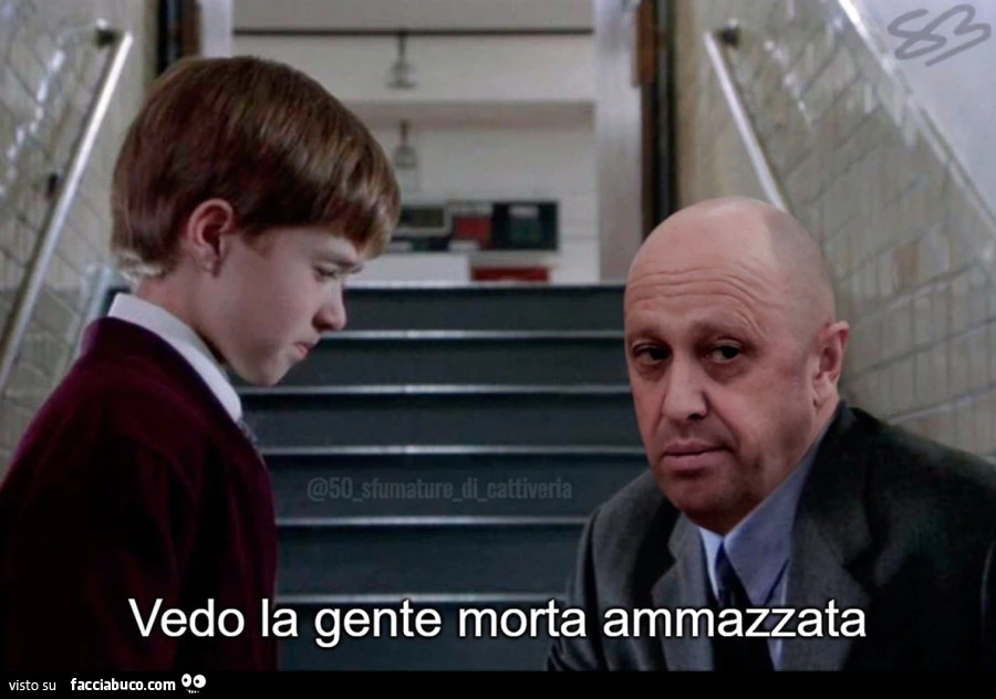 Vedo la gente morta ammazzata