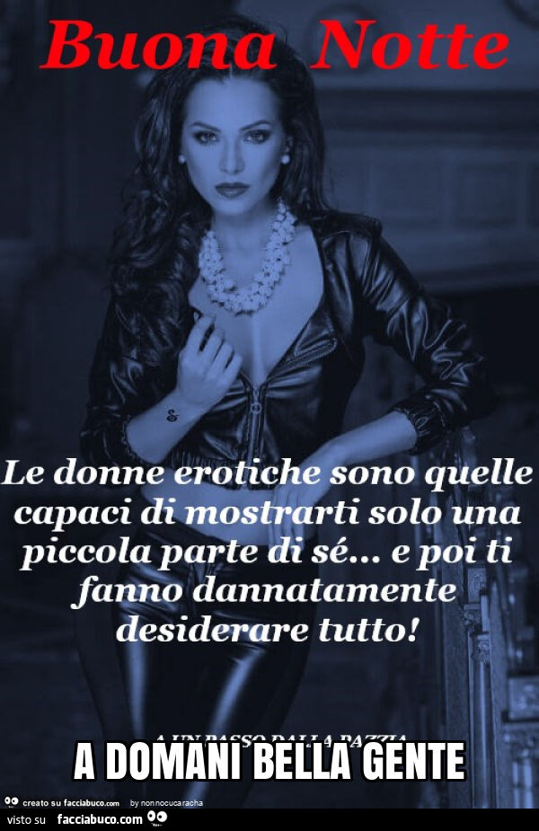 A domani bella gente