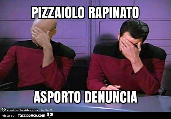 Pizzaiolo rapinato asporto denuncia