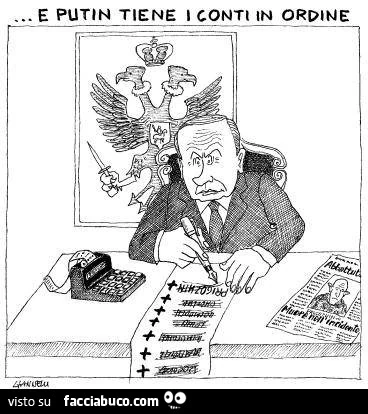 E putin tiene i conti in ordine