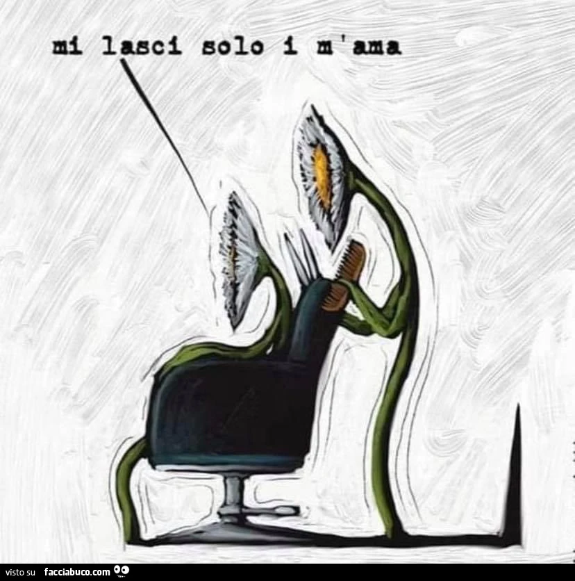 Mi lasci solo i m'ama