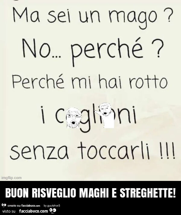 Buon risveglio maghi e streghette