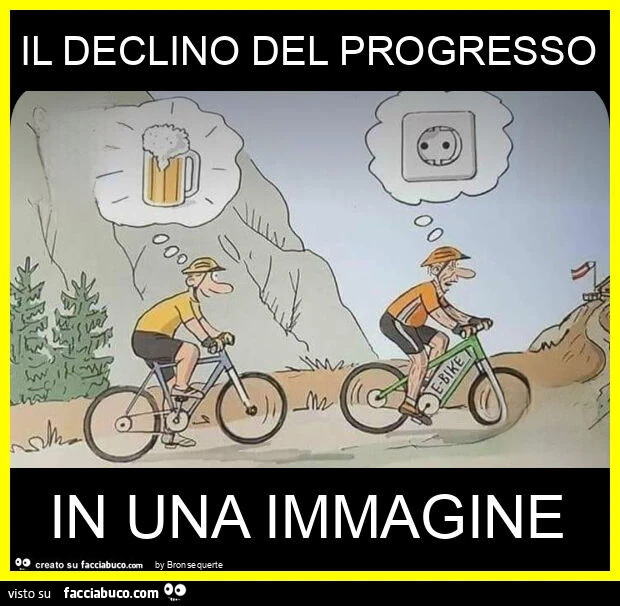 Il declino del progresso in una immagine