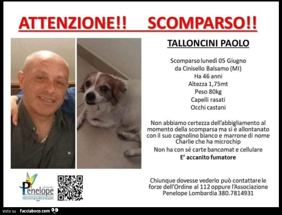 Persona scomparsa