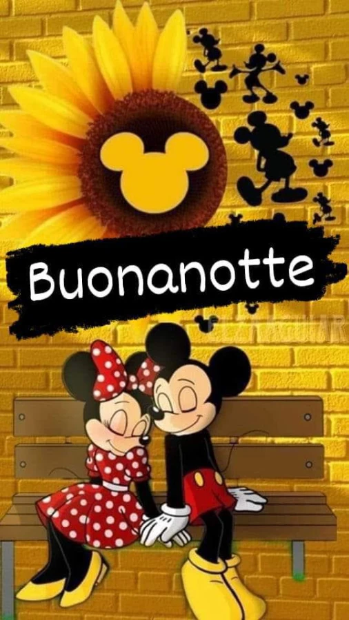 Minnie e Topolino. Buonanotte