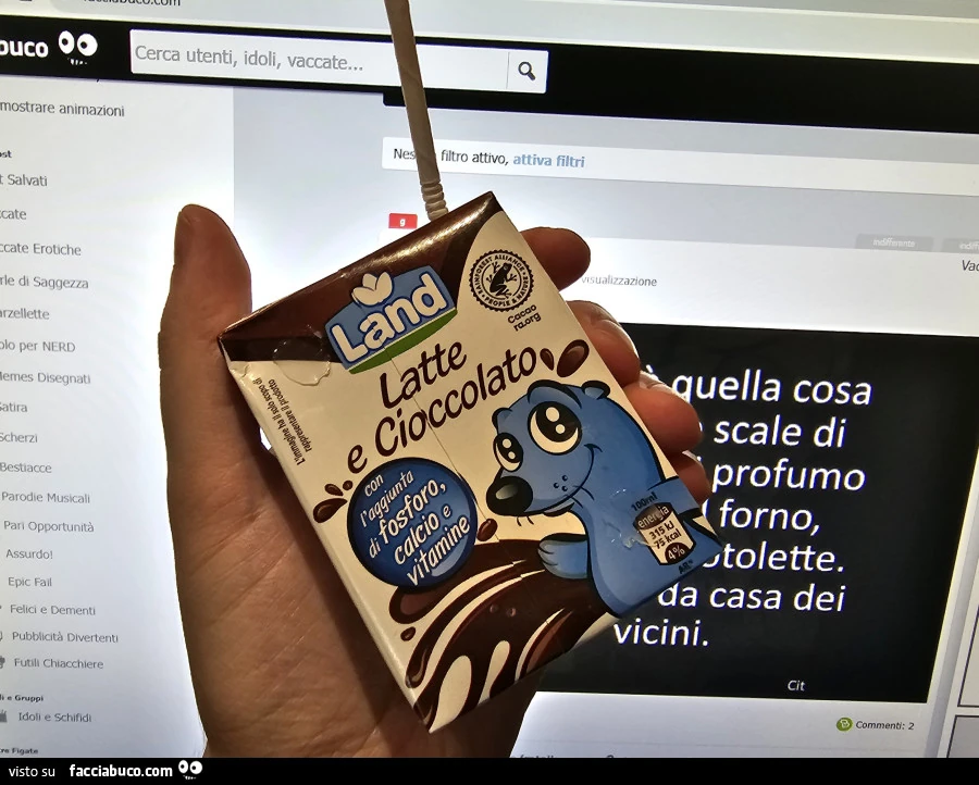 Pausa lattuccio al cioccolato
