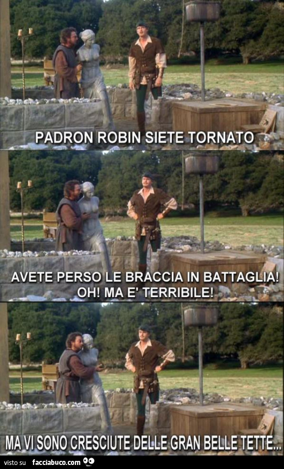 Bellosguardo… Il ritorno di Robin. Un uomo in calzamaglia" di Mel Brooks