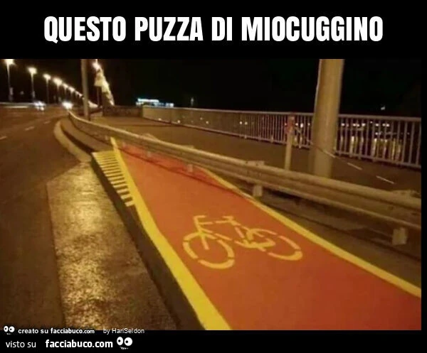 Questo puzza di miocuggino