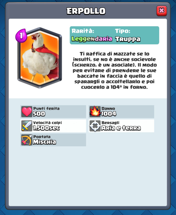 Clash royale erpollo