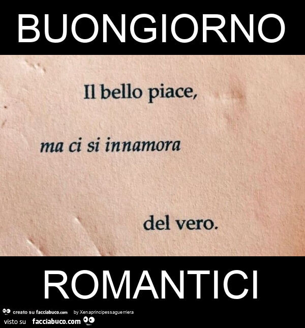 Buongiorno romantici
