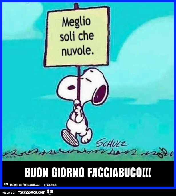 Buon giorno facciabuco