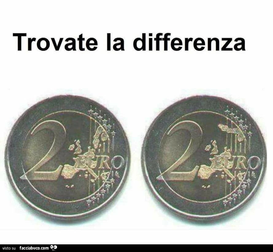 Trovate la differenza