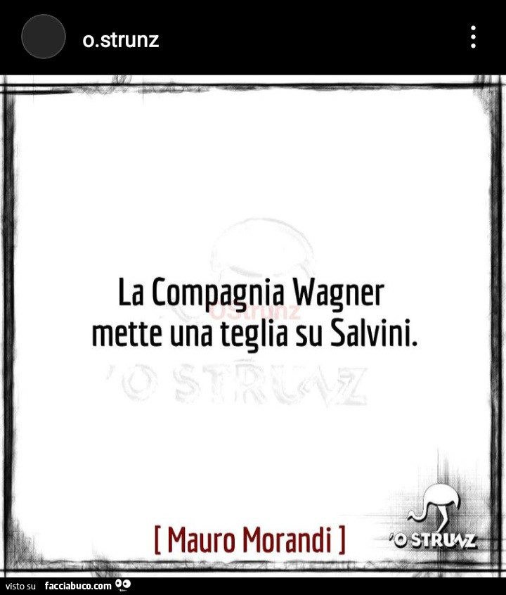 La compagnia Wagner mette una teglia su Salvini