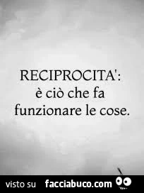 Reciprocità
