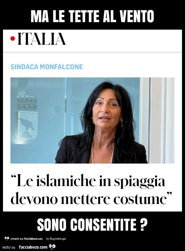 Ma le tette al vento sono consentite?