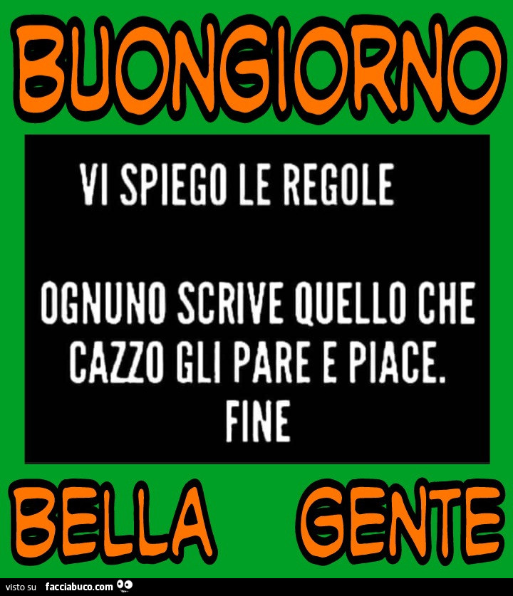 Vi spiego le regole