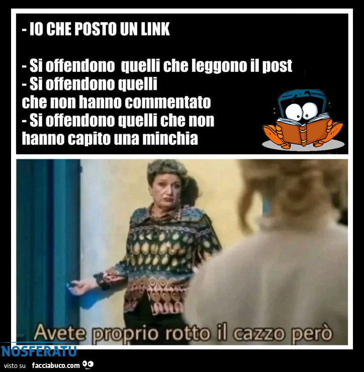 Io che post un link