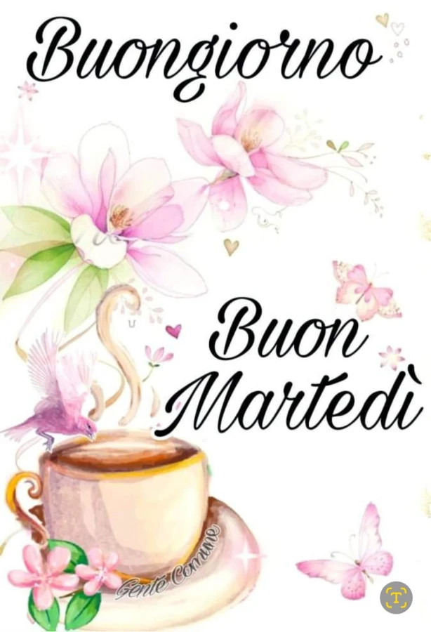 Buongiorno. Buon Martedì