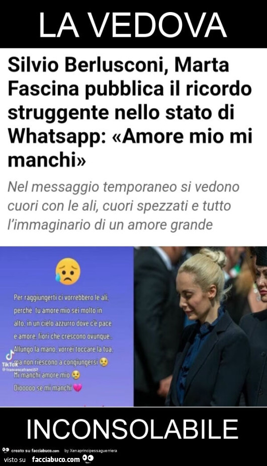 La vedova inconsolabile