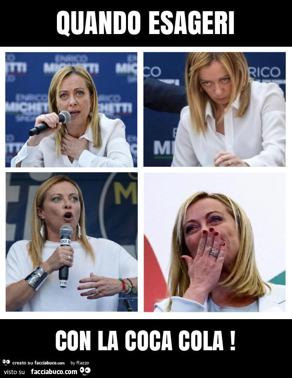 Quando esageri con la coca cola