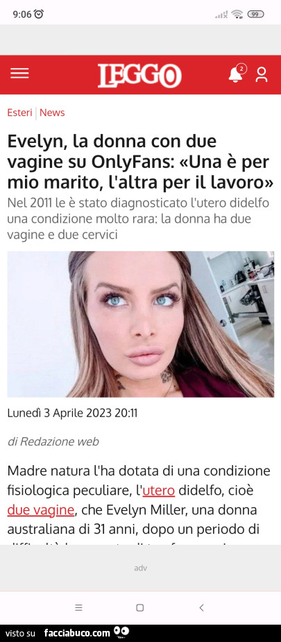 Evelyn, la donna con due vagine su onlyfans: una è per mio marito, l'altra per il lavoro
