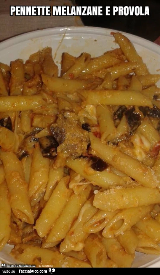 Pennette melanzane e provola