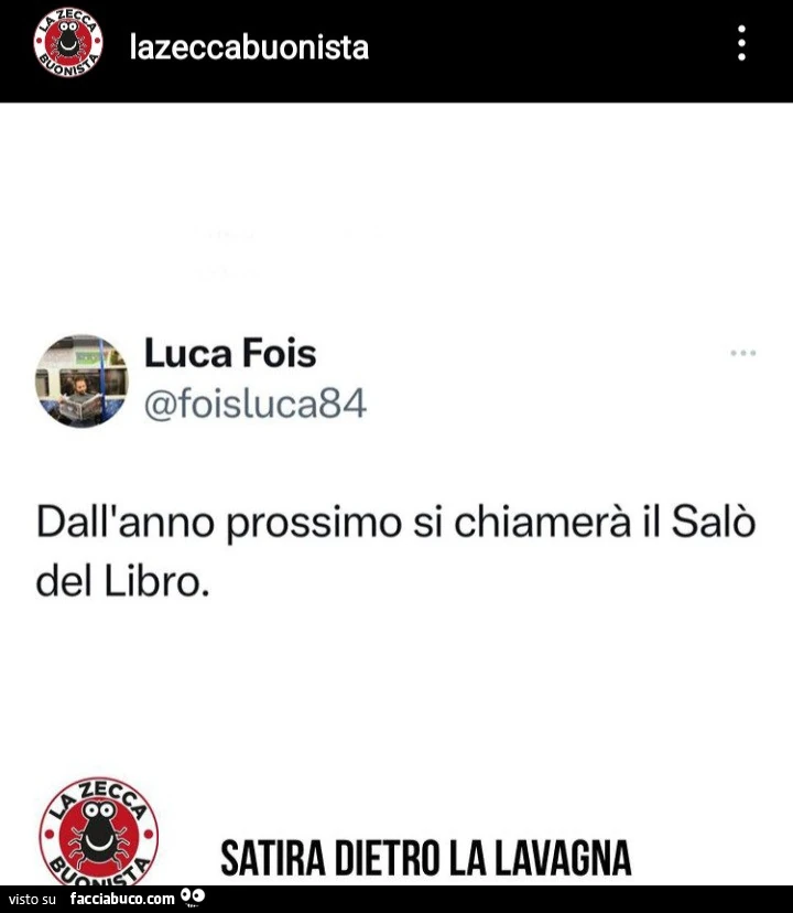 Dall'anno prossimo si chiamerà il salò del libro
