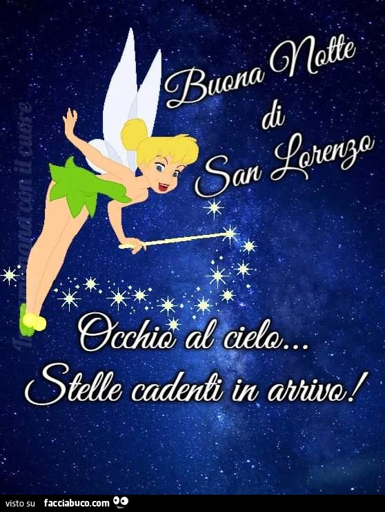 Buona notte di San Lorenzo. Occhio al cielo… stelle cadenti in arrivo