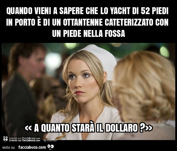 Quando vieni a sapere che lo