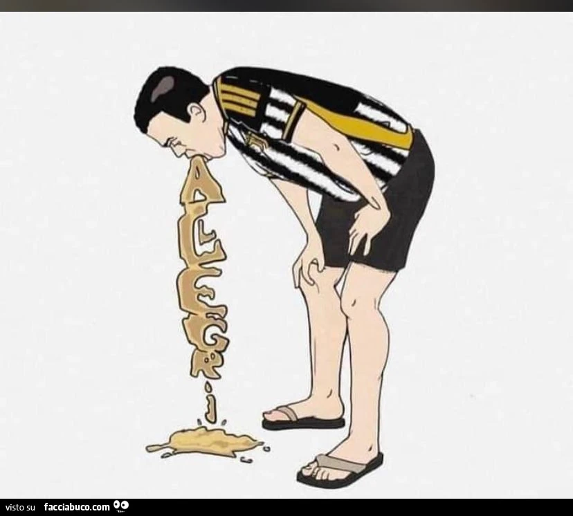 Juve vomito allegri