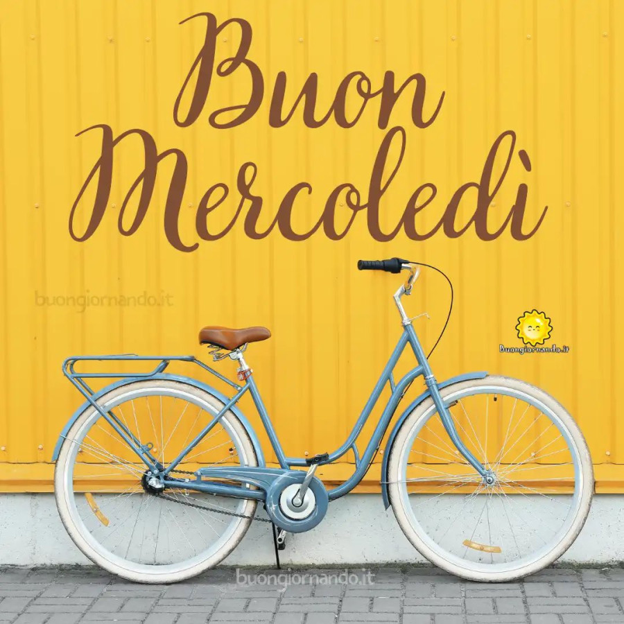 Buon mercoledì buongiornando. It