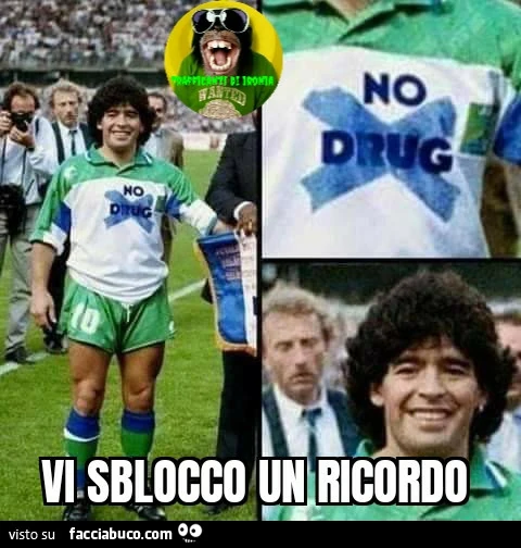 No drug vi sblocco un ricordo