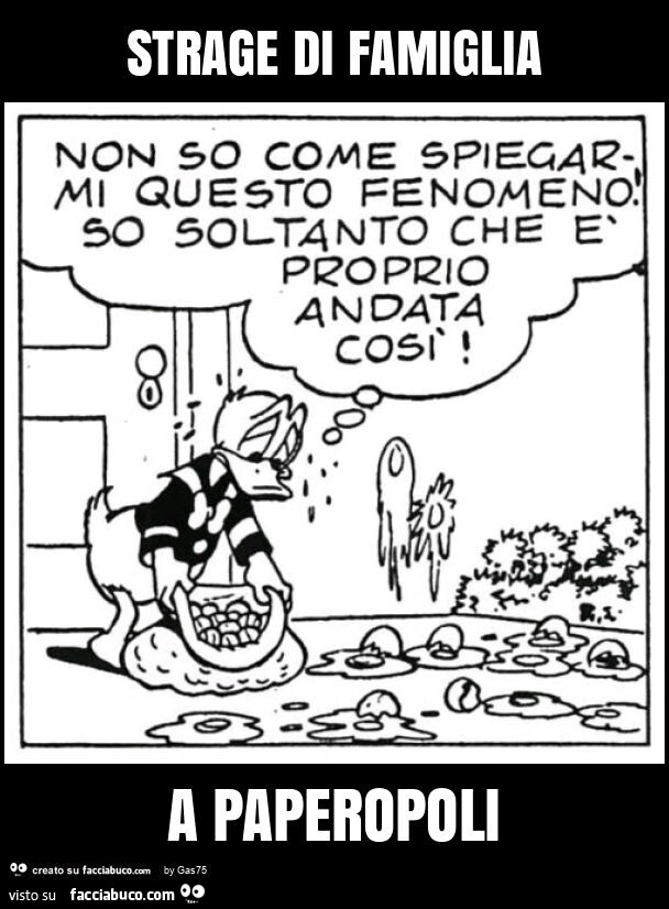 Strage di famiglia a paperopoli
