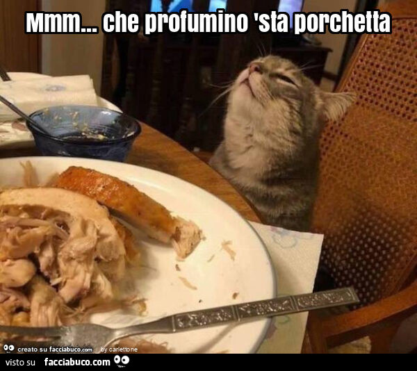 Mmm… che profumino 'sta porchetta