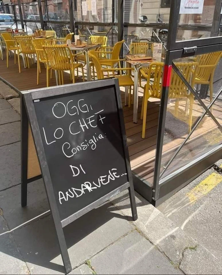 Lo chef consiglia