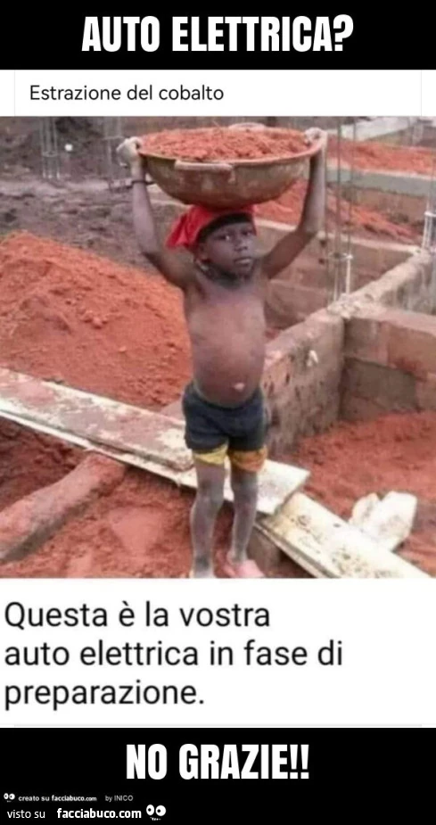 Auto elettrica? No grazie
