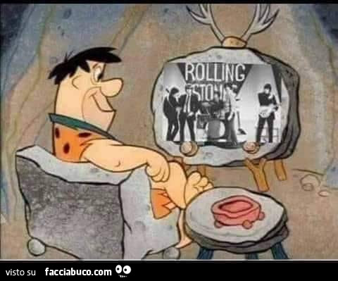 Fred Flintstone e Rolling Stones