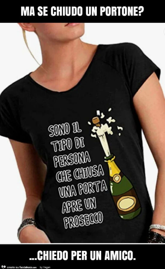 Ma se chiudo un portone? &hellip; chiedo per un amico