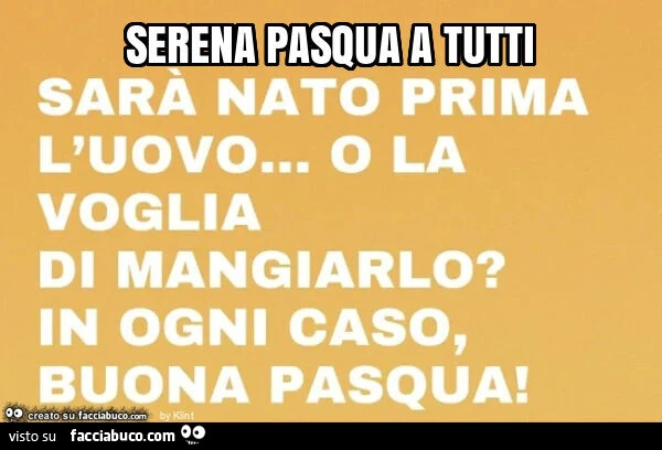 Serena pasqua a tutti