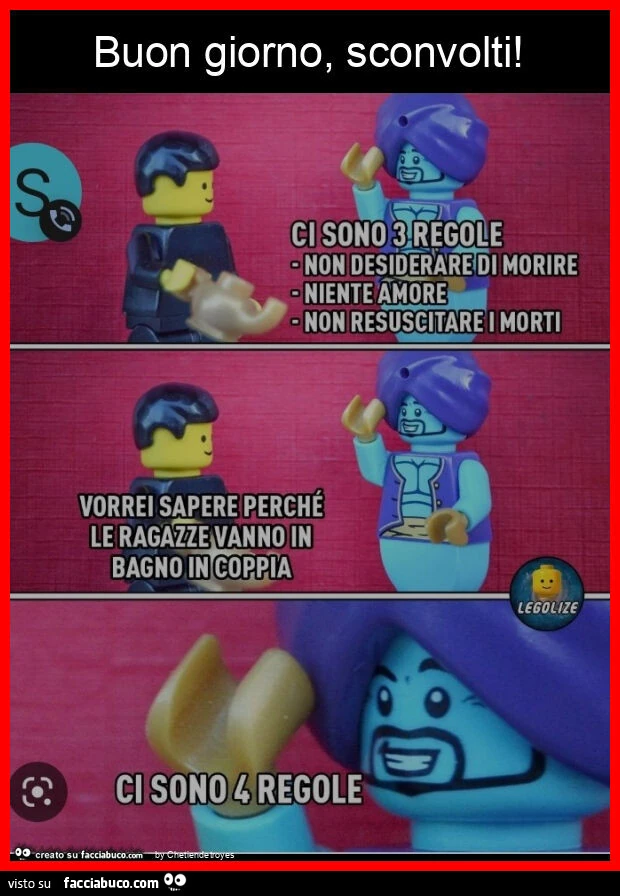 Buon giorno, sconvolti