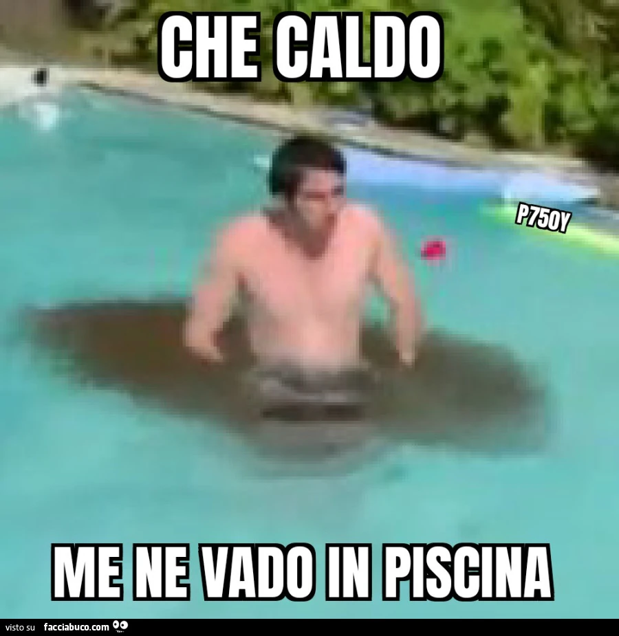 Cacca diarrea piscina merda