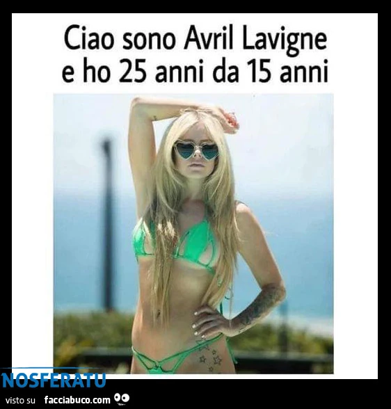 Ciao sono Avril Lavigne