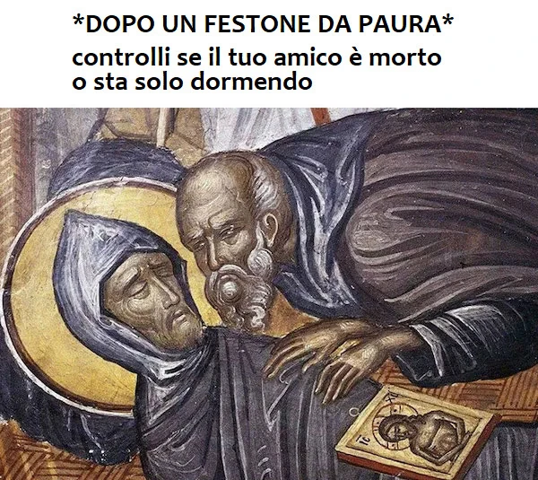 Dopo un festone da paura