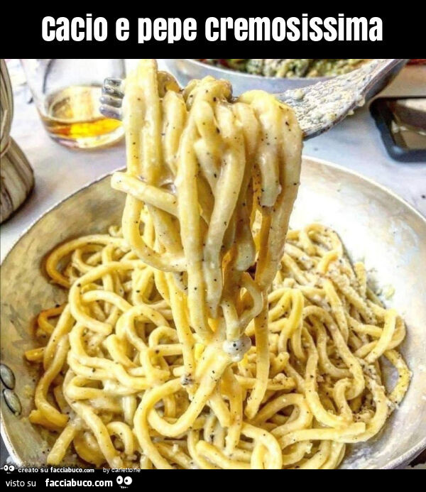 Cacio e pepe cremosissima