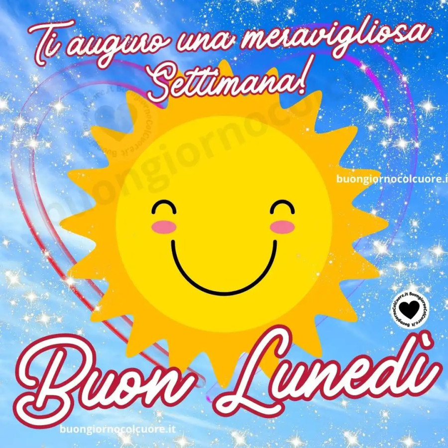 Buon lunedì buongiornocolcuore. It